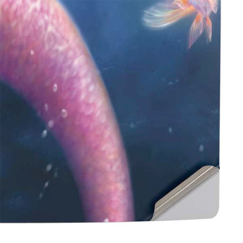 Aurelia Mermaid with Fish by Rachel Anderson PS5 Slim Digital Edition Console Skin